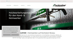 Desktop Screenshot of holzstar-maschinen.de