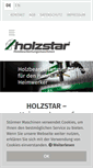 Mobile Screenshot of holzstar-maschinen.de